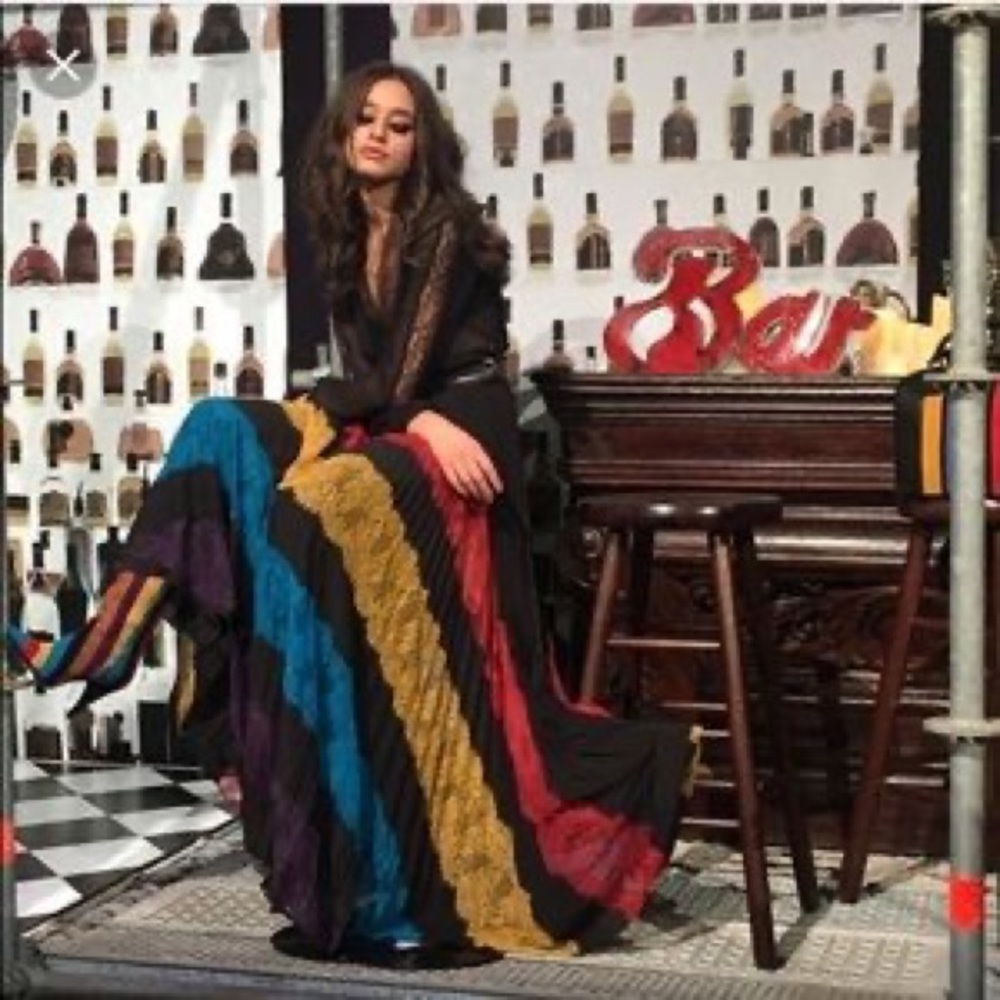 Floral Lace Maxi Skirt for Women - Olimpia